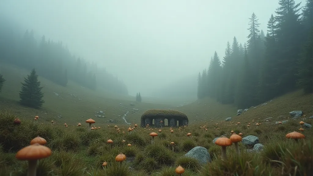 A faerie ring in the Scottish Highlands
